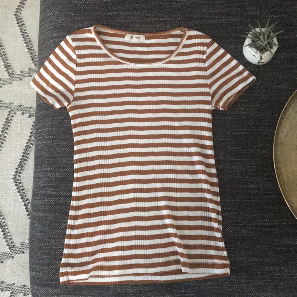 MADEWELL striped T shirt small